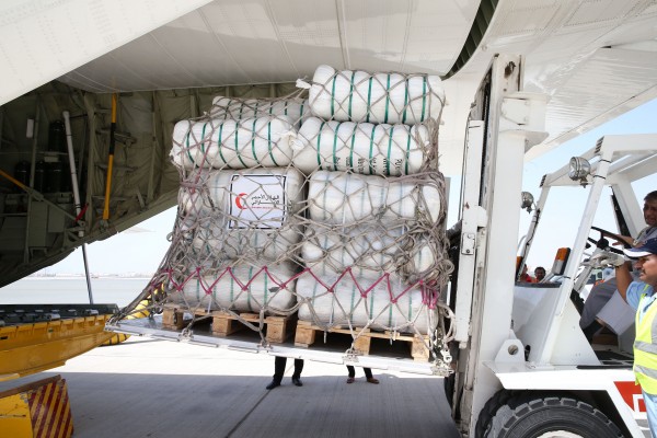 Humanitarian, Gaza Airlift from Dubai 2014 6
