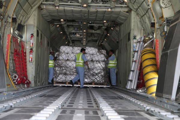 Humanitarian, Gaza Airlift from Dubai 2014 4