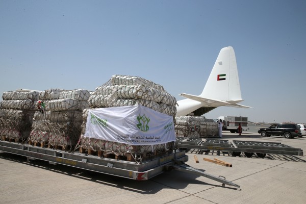 Humanitarian, Gaza Airlift from Dubai 2014 3
